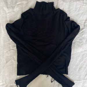 Cotton Citizen Cropped Turtleneck (XS)